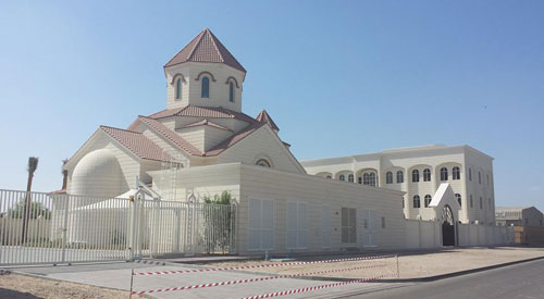 إفتتاح أول كنيسة أرمنية في دولة الإمارات العربية!