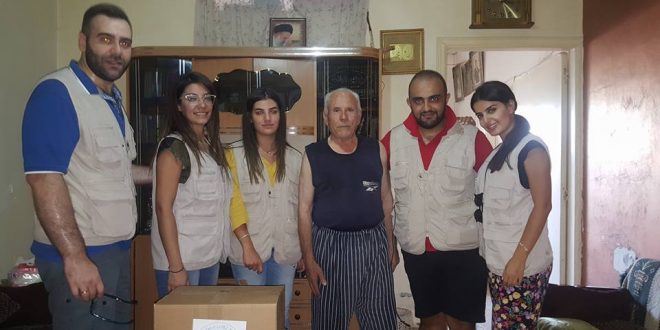 جمعية روح زورن ببيتن وزعت مساعدات على عائلات في الشوف