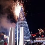 بلدية جديدة الجومة أضاءت أكبر شجرة ميلادية في عكار