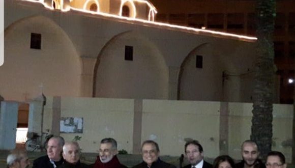 إضاءة كنيسة مار الياس ومبنى جمعية انماء طرابلس