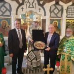 سفير اوكرانيا ووفد من الجالية شاركوا في قداس ترأسه كرياكوس في كفرحزير